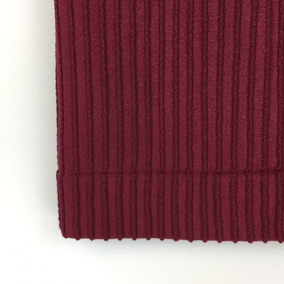 Free People Rib And Lace Turtleneck Top XS/S - Picture 7 of 12